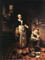 The Idle Servant Baroque Nicolaes Maes